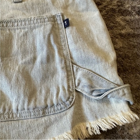 NWT Anthropologie x Pilcro Shortie Shorts Light Denim Frayed Hem 30 - Picture 8 of 8